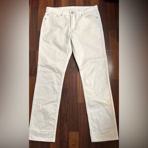 Levi's 511 High-Rise Women's White Jeans W33 L30
